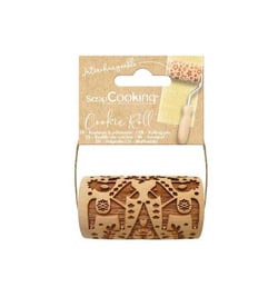 ScrapCooking - Mini rouleau en bois - Noël déco