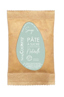 Pâte à sucre ScrapCooking®- Sauge - 200 g