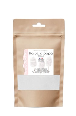 Préparation sucrée barbe à papa ScrapCooking® - Blanche - 160 g