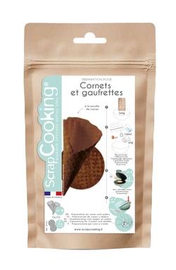 Préparation pour gaufrettes au chocolat ScrapCooking® - 260 g