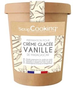 Préparation pour crème glacée vanille de Madagascar ScrapCooking®- 180 g