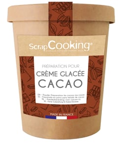 Préparation pour crème glacée cacao ScrapCooking®- 220 g