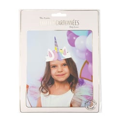 Kit de 6 coiffes de licorne irrisée