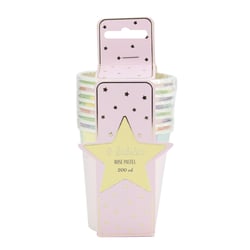 8 gobelets - 200 ml - Rose pastel