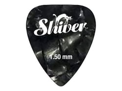Shiver - 12 médiators celluloïd 1.50 noir