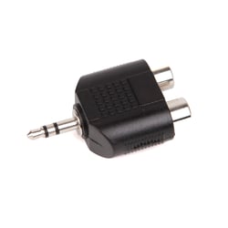 Shiver - Adaptateur 2x RCA femelle / 3,5mm stéréo
