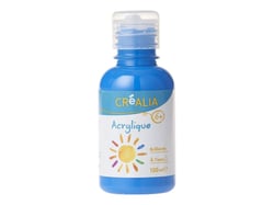 Peinture acrylique brillante - 150 ml - bleu primaire