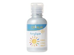 Peinture acrylique brillant - 150 ml - argent
