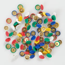 Lot de 100 punaises de couleurs variées Cultura