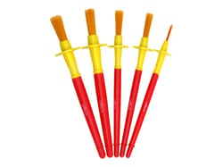 Set de 5 maxi pinceaux synthétiques Créalia