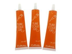Lot de 3 tubes de colle gel universelle - 30 ml - Cultura