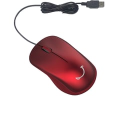 Souris filaire Cultura - Rouge