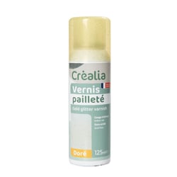Spray vernis pailleté or - 125ml
