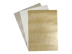 Coupons synthétiques grainés - Nude doré A5 x3 - Créalia