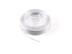 Cordon pailleté tissé 0,3 mm x 20 m Créalia - Argenté