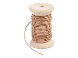 Cordon cuir 1 mm x 6 m Créalia - Camel