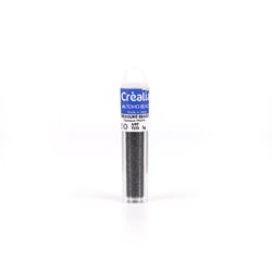 Perles Toho 11/0 - Tube de 3 g - Color 49F Opaque Matte noir - Créalia