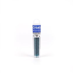 Perles Toho 11/0 - Tube de 3 g - Color 7BDF Transparent Matte bleu - Créalia
