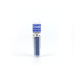 Perles Toho 11/0 - Tube de 3 g - Color Transparent Luster bleu - Créalia