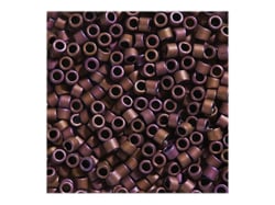Perles Toho 11/0 - Tube de 3 g - Color 703 Higher Metallic Matte rouge - Créalia