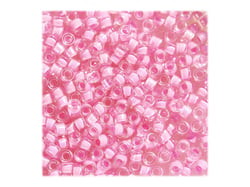 Perles Toho 11/0 - Tube de 3 g - Color Transparent Rainbow rose - Créalia