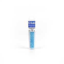 Perles Toho 11/0 - Tube de 3 g - Color Transparent Rainbow bleu - Créalia