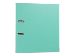 Classeur à levier A4 - Dos 50 mm - Carton et polypropylène - Turquoise - Cultura