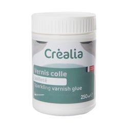 Vernis colle pailleté Créalia - Pot de 250 ml