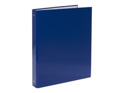 Classeur A4+ 4 anneaux - Dos 40 mm - Couverture cartonnée - Bleu foncé - Cultura