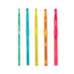 Lot de 5 crochets plastique Créalia