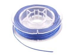 Cordon tissé câblé 0,6 mm x 10 m Créalia - Bleu