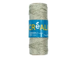 Cordon lurex 1 mm x 20 m Créalia - Argenté