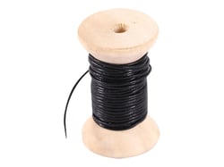 Cordon cuir 1 mm x 3 m Créalia - Noir