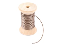 Cordon cuir 1 mm x 3 m Créalia - Bronze