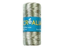 Fil torsadé 0,5 mm x 60 m Créalia - Gris clair