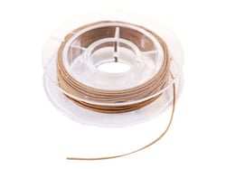 Fil élastique tissé gainé 0.5 mm x 4 m - Créalia - Beige