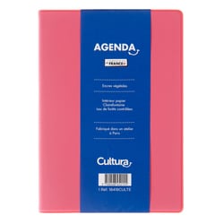 Agenda scolaire journalier 2024/2025 Cultura - 12 x 17 cm - Modèles assortis - Vendu à l'unité