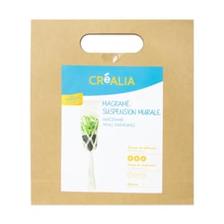 Kit macramé suspension murale pot de fleur Créalia