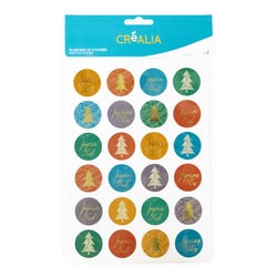 Lot de 48 stickers Créalia - Collection Jardin d’hiver