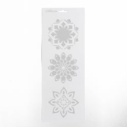 Pochoir 15 x 40 cm - Motifs mandalas - Créalia