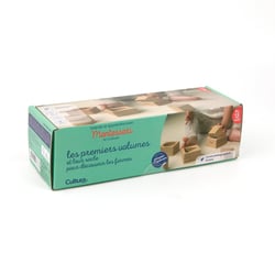 Les premiers volumes Montessori pour distinguer les formes