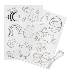 Set de 2 planches de plastique créatif Printemps - Créalia