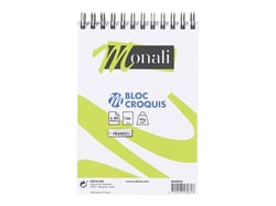 Bloc dessin à spirales 60 feuilles - A6