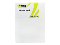 Carton Toilé 18 x 24 cm - Monali