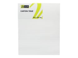 Carton toilé 24 x 30 cm - Monali