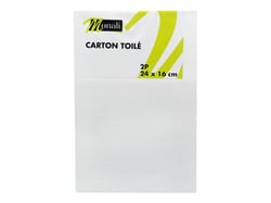 Carton toilé 2P - 24x16cm - Monali