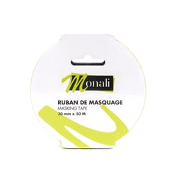 Ruban de masquage - 50m x 30mm - Monali