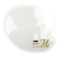 Palette transparente ovale - 31 x 25,5 cm - Monali