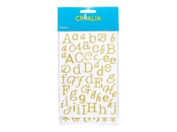 Alphabet Glitter - Or - Créalia