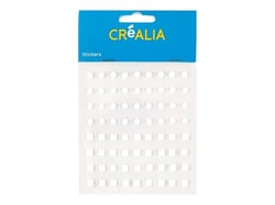72 clous adhésifs - blanc - Créalia
